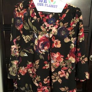 Women’s floral blouse